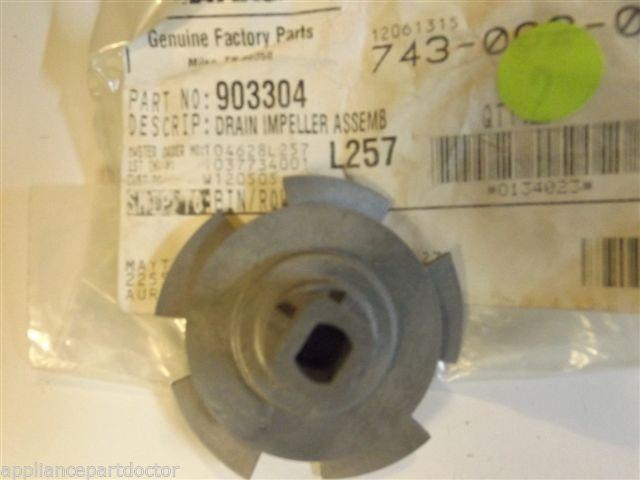 Maytag Jenn Air Dishwasher 903304 DRAIN IMPELLER NEW IN BOX Maytag Jenn Air Dishwasher 903304 DRAIN IMPELLER NEW IN BOX